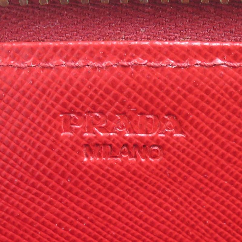 Prada Round Zipper Long Wallet — view 8