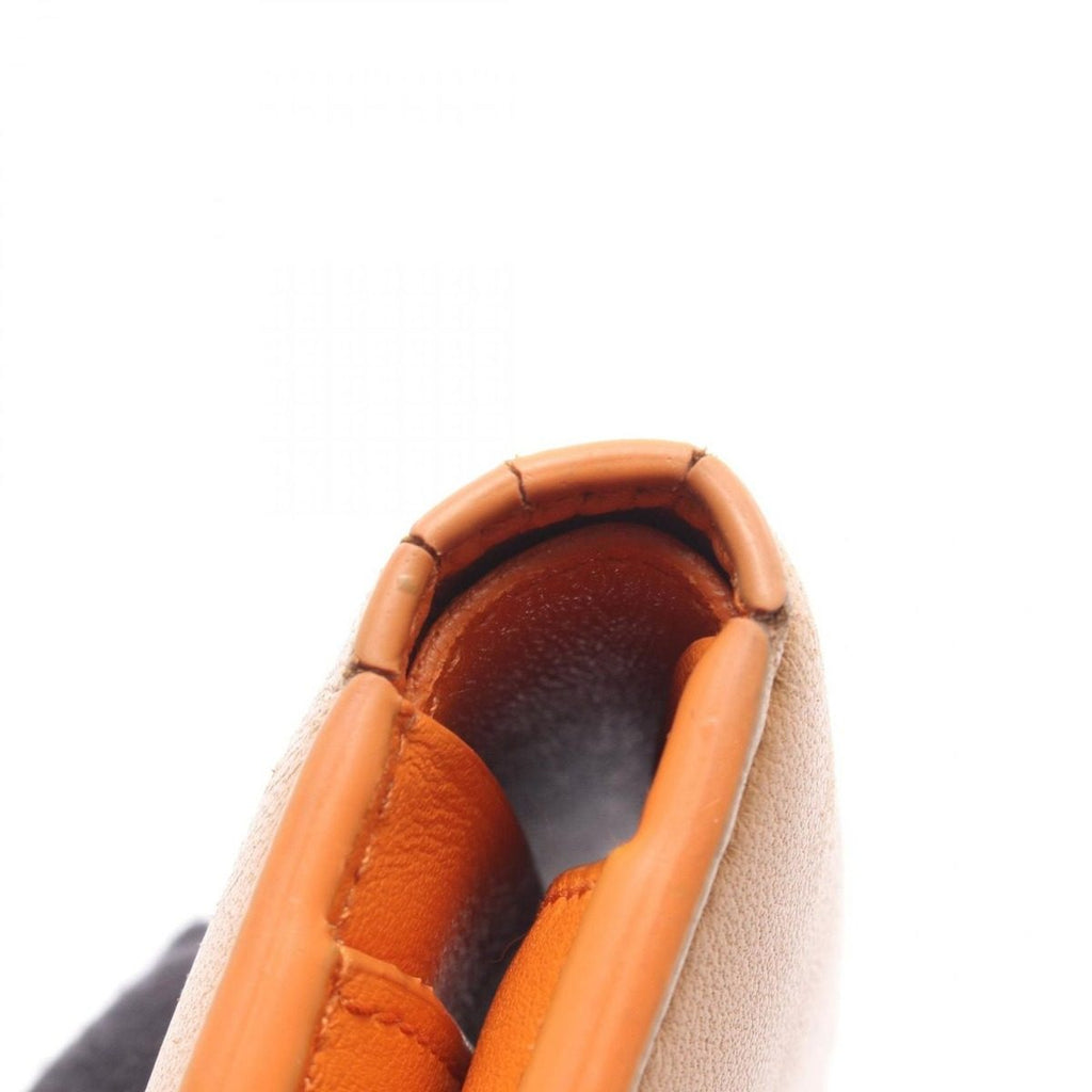 Bottega Veneta Bifold Wallet Brown Orange Leather Zip — view 6
