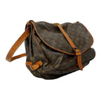 Louis Vuitton Shoulder Bag Monogram Saumur 35 Brown — view 2