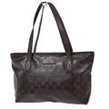 Gucci GG Supreme Tote Shoulder Bag Burgundy Leather
