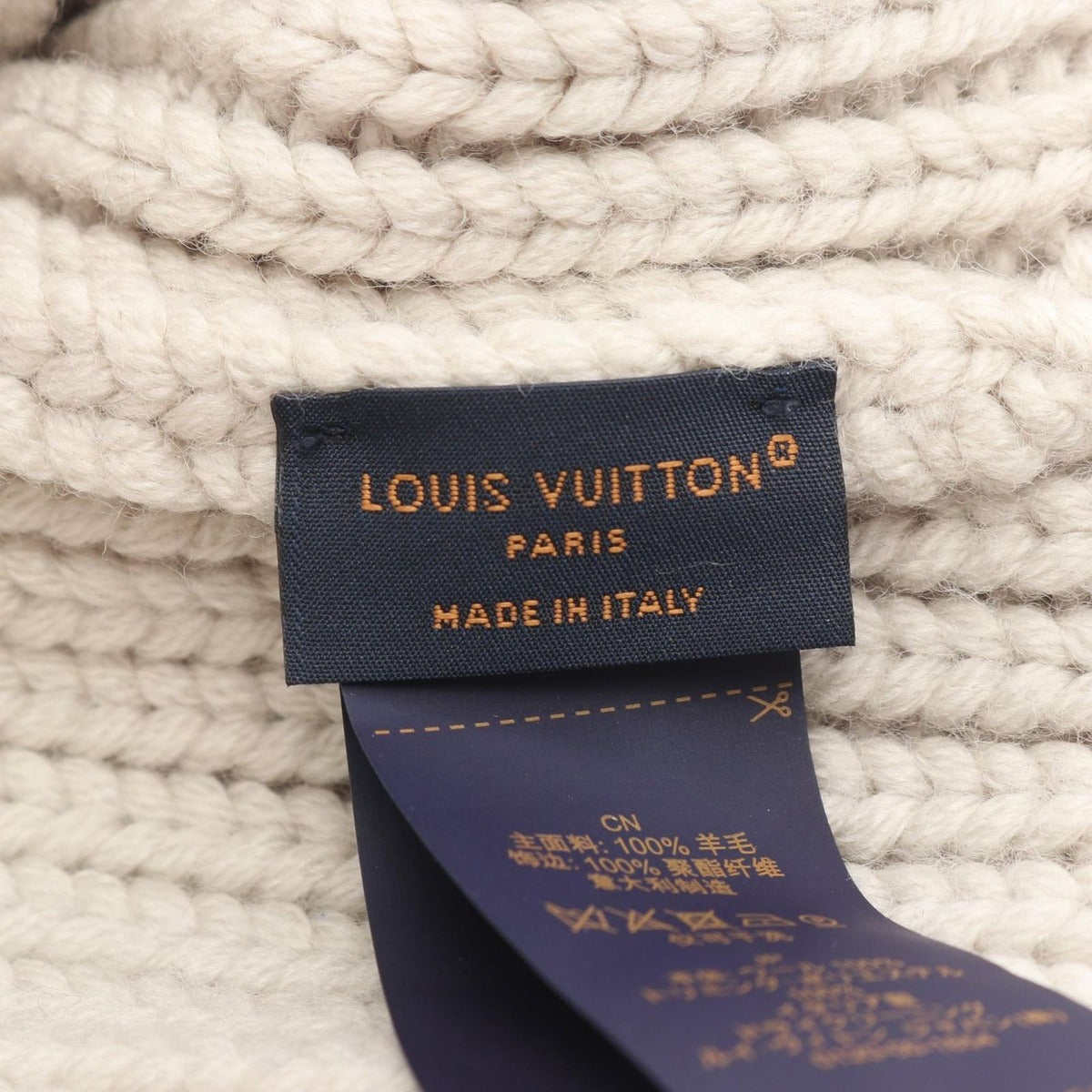 Louis Vuitton Knit Cap LV Birds Wool Vine — view 4