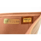 Chanel Wallet 3 Fold Lambskin Beige Silver Hardware — view 7