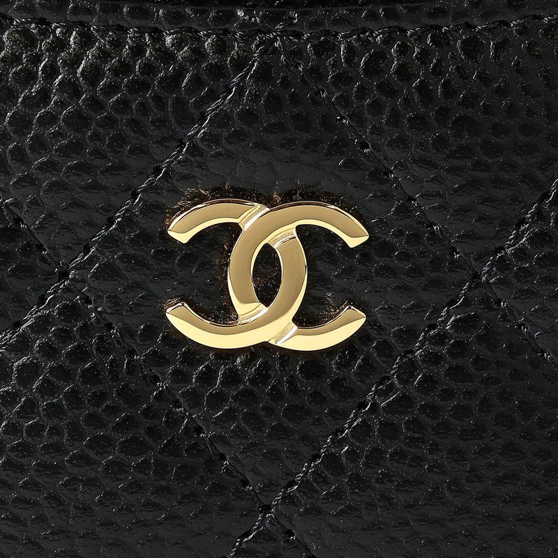 Chanel Card Case Porte-Cartes Classic Black — view 9