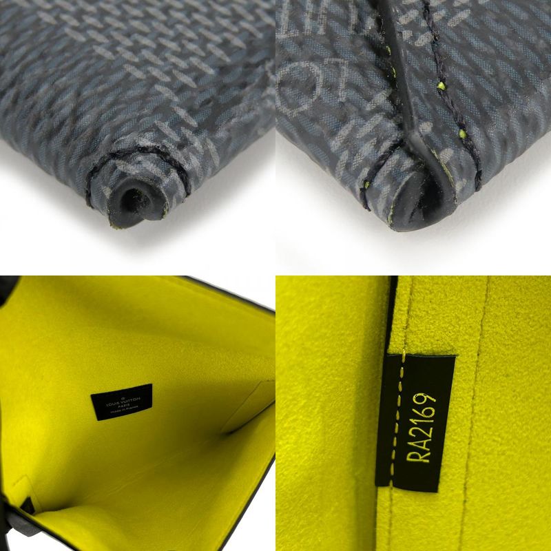 Louis Vuitton Second Bag Alpha Triple Pouch Damier Graphite Gray Black — view 6