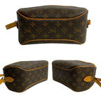 Louis Vuitton Blois Monogram Leather Mini Shoulder Bag Pochette Sacoche Brown — view 7
