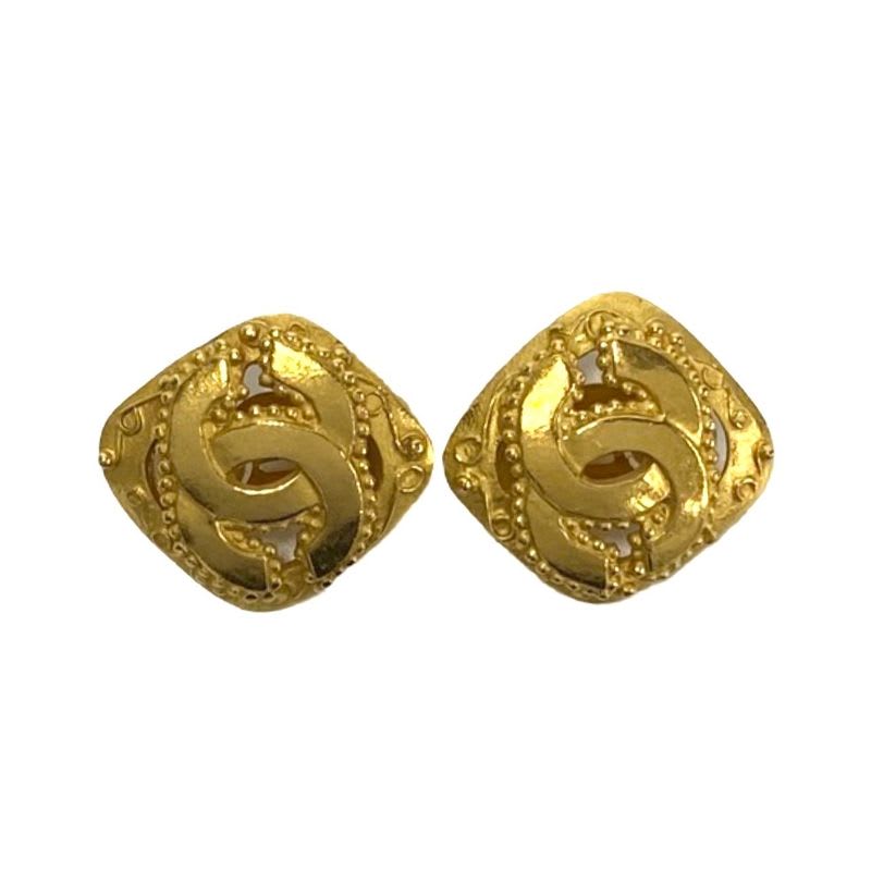 Chanel Vintage 96 Coco Mark Motif Earrings Ear Cuff Accessori — view 4