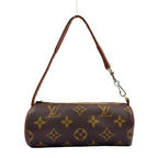 Louis Vuitton Papillon Unknown Leather Brown Light Pouch Gold
