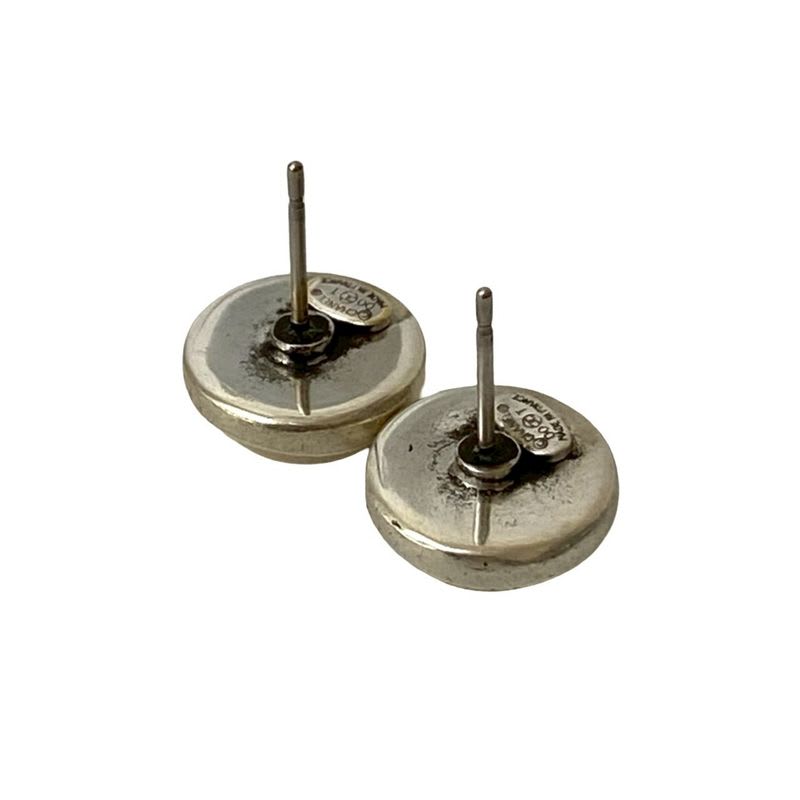 Chanel Vintage Coco Mark Motif Plated Earrings Accessories 00T — view 6
