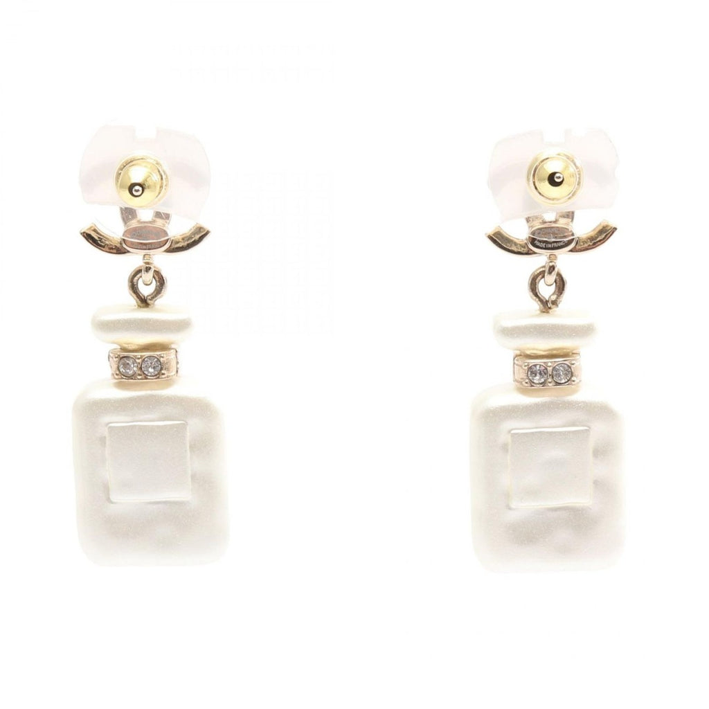Chanel Earrings CC Logo Perfume Bottle — view 2