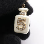 Chanel Earrings CC Logo Perfume Bottle — view 5