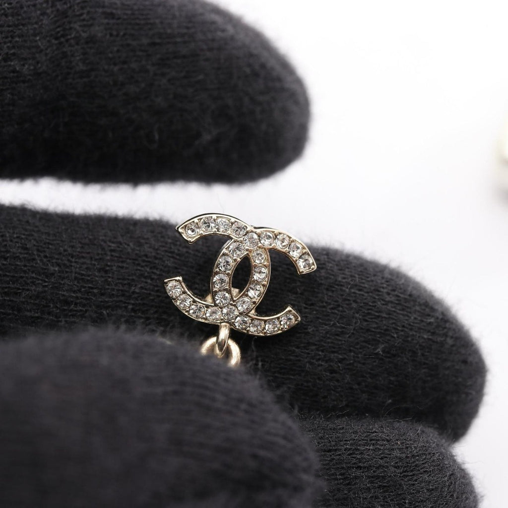 Chanel Earrings CC Logo Perfume Bottle — view 6