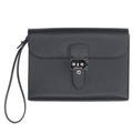 Hermes Sac a Depeches 24 Veau Epsom Black Clutch