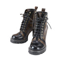 Louis Vuitton Monogram Star Trail Line Ankle Boots Leather Shoes