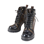 Louis Vuitton Monogram Star Trail Line Ankle Boots Leather Shoes