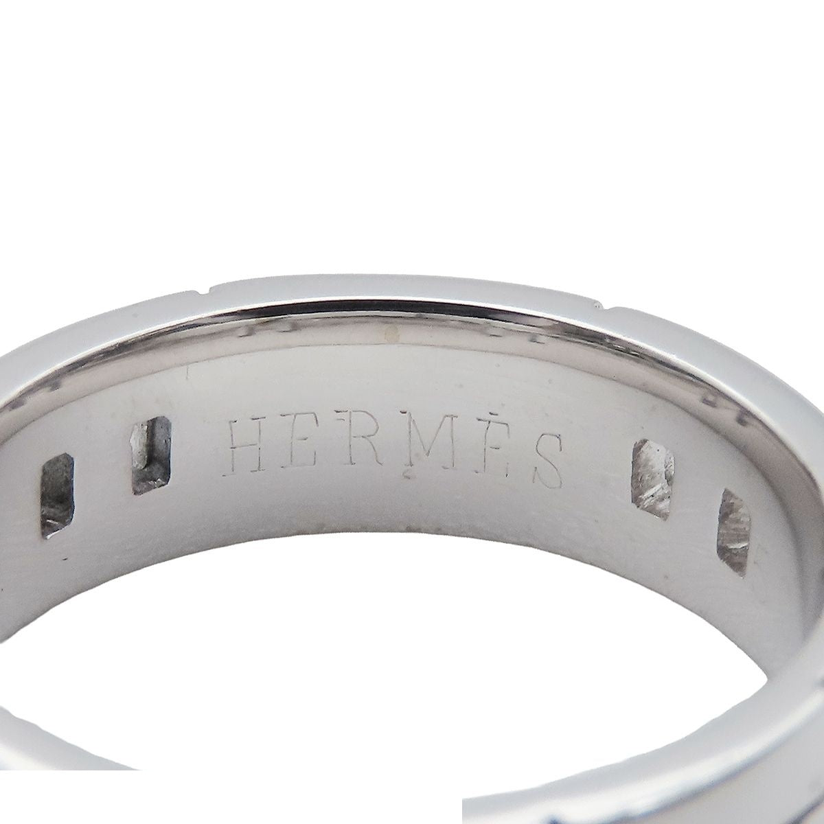 Hermes Hercules White Gold 18k 50 Ring — view 5