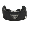 Prada Collar Re-Nylon Pet M Black Dog Pet Supplies