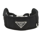 Prada Collar Re-Nylon Pet M Black Dog Pet Supplies