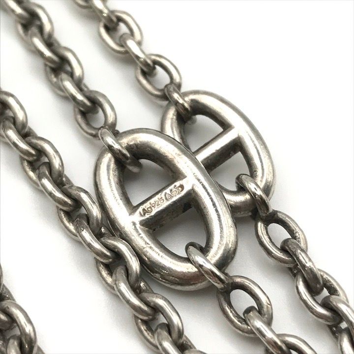 Hermes Chaine D'ancre Farandole Necklace Silver — view 6