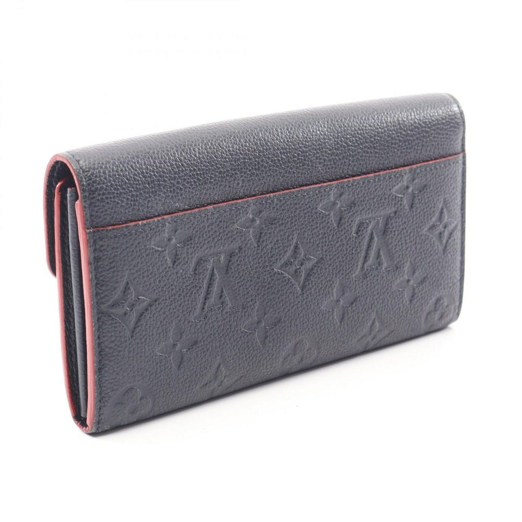 Louis Vuitton Bifold Wallet Portefeuille Sarah Marie Nuit Leather — view 2