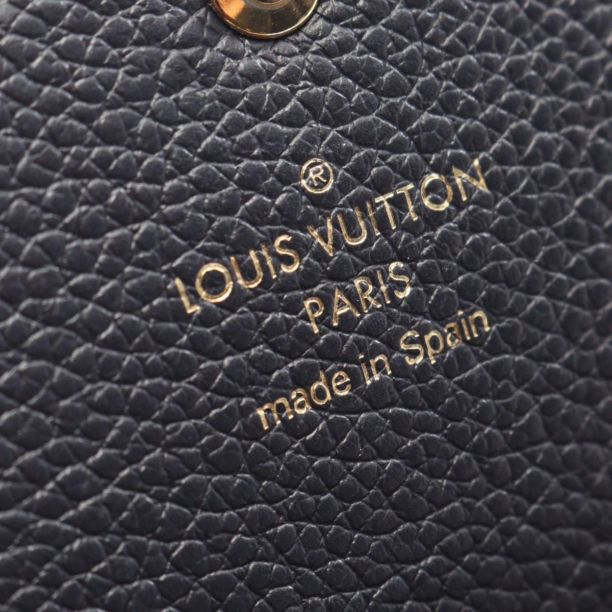 Louis Vuitton Bifold Wallet Portefeuille Sarah Marie Nuit Leather — view 4