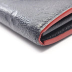 Louis Vuitton Bifold Wallet Portefeuille Sarah Marie Nuit Leather — view 7
