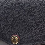 Louis Vuitton Bifold Wallet Portefeuille Sarah Marie Nuit Leather — view 8