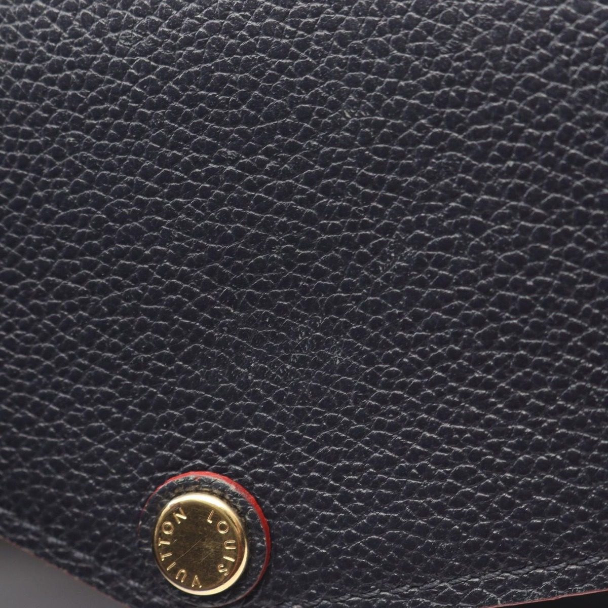 Louis Vuitton Bifold Wallet Portefeuille Sarah Marie Nuit Leather — view 8