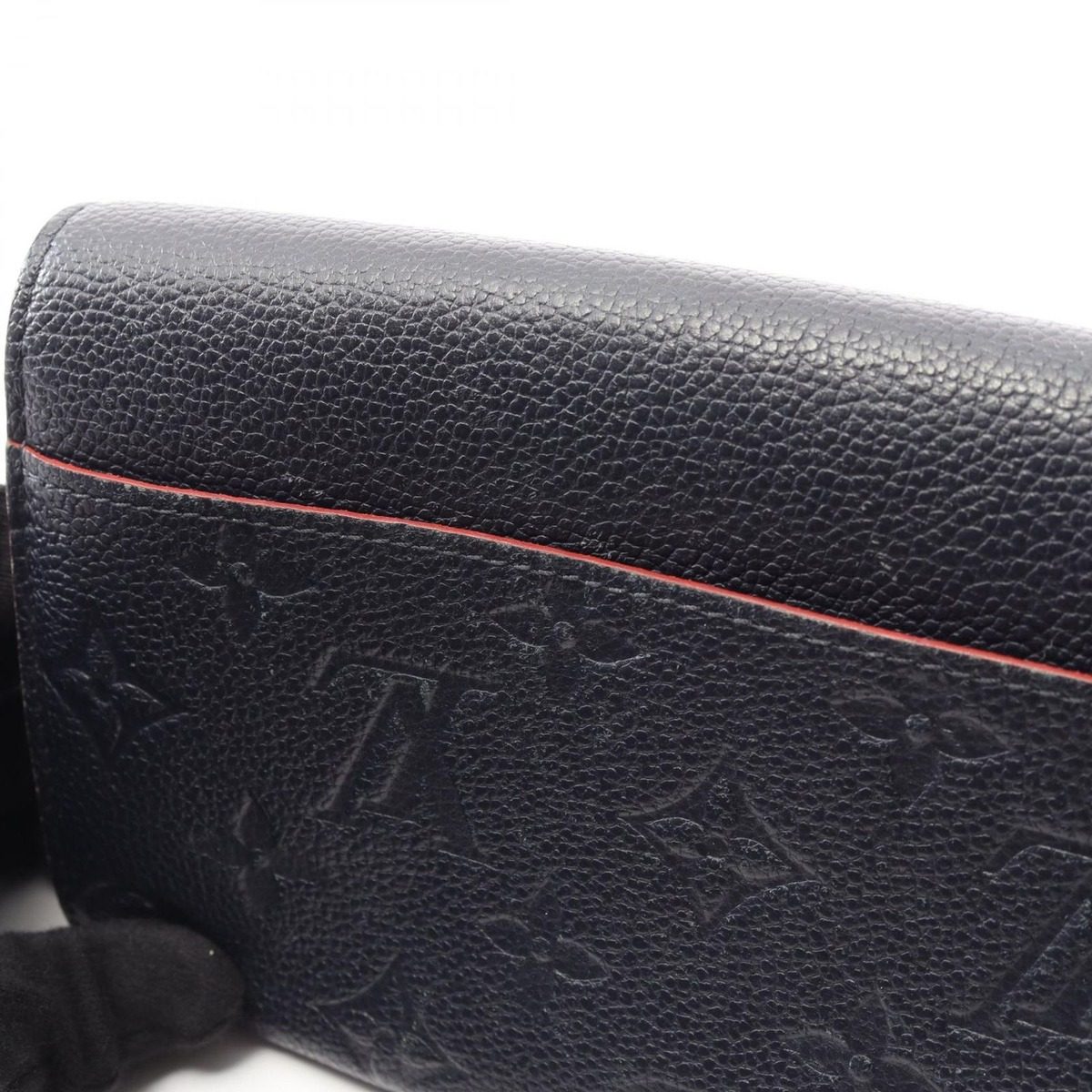 Louis Vuitton Bifold Wallet Portefeuille Sarah Marie Nuit Leather — view 9