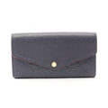 Louis Vuitton Bifold Wallet Portefeuille Sarah Marie Nuit Leather