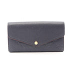 Louis Vuitton Bifold Wallet Portefeuille Sarah Marie Nuit Leather