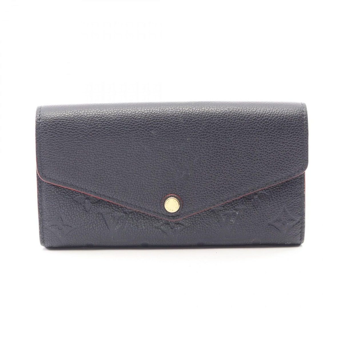 Louis Vuitton Bifold Wallet Portefeuille Sarah Marie Nuit Leather