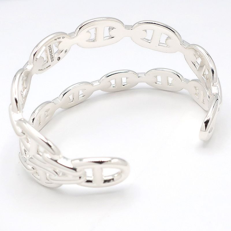 Hermes Chaine D'ancre Double Bracelet ST Silver AG 925 Accessories — view 5