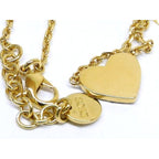 Dior List Necklace Clair D Lune Metal & crystal Logo Gold — view 3