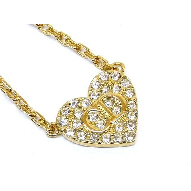 Dior List Necklace Clair D Lune Metal & crystal Logo Gold