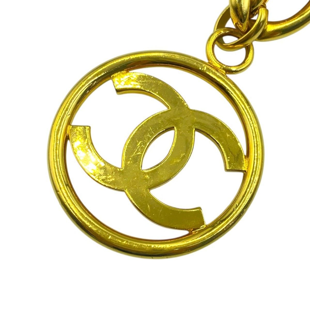 Chanel Chain Belt Gold CC Logo — view 2