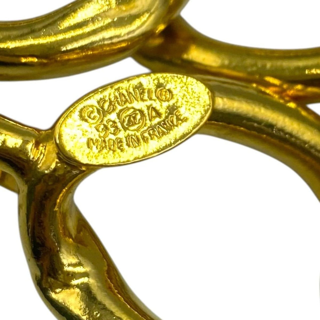 Chanel Chain Belt Gold CC Logo — view 3