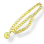 Chanel Chain Belt Gold CC Logo