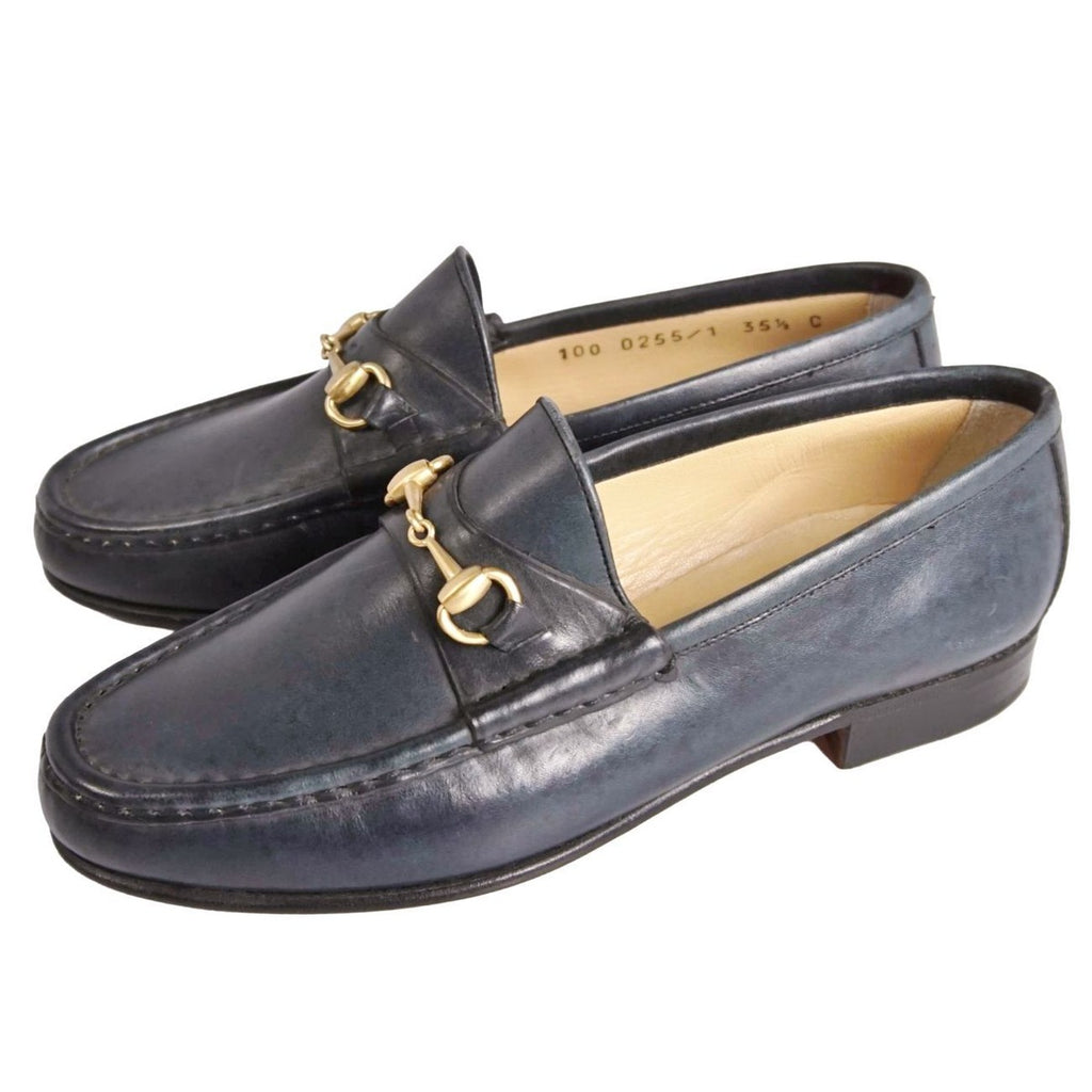 Gucci Vintage Loafers Moccasins Horsebits Leather — view 2