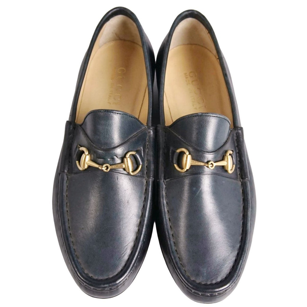 Gucci Vintage Loafers Moccasins Horsebits Leather — view 4