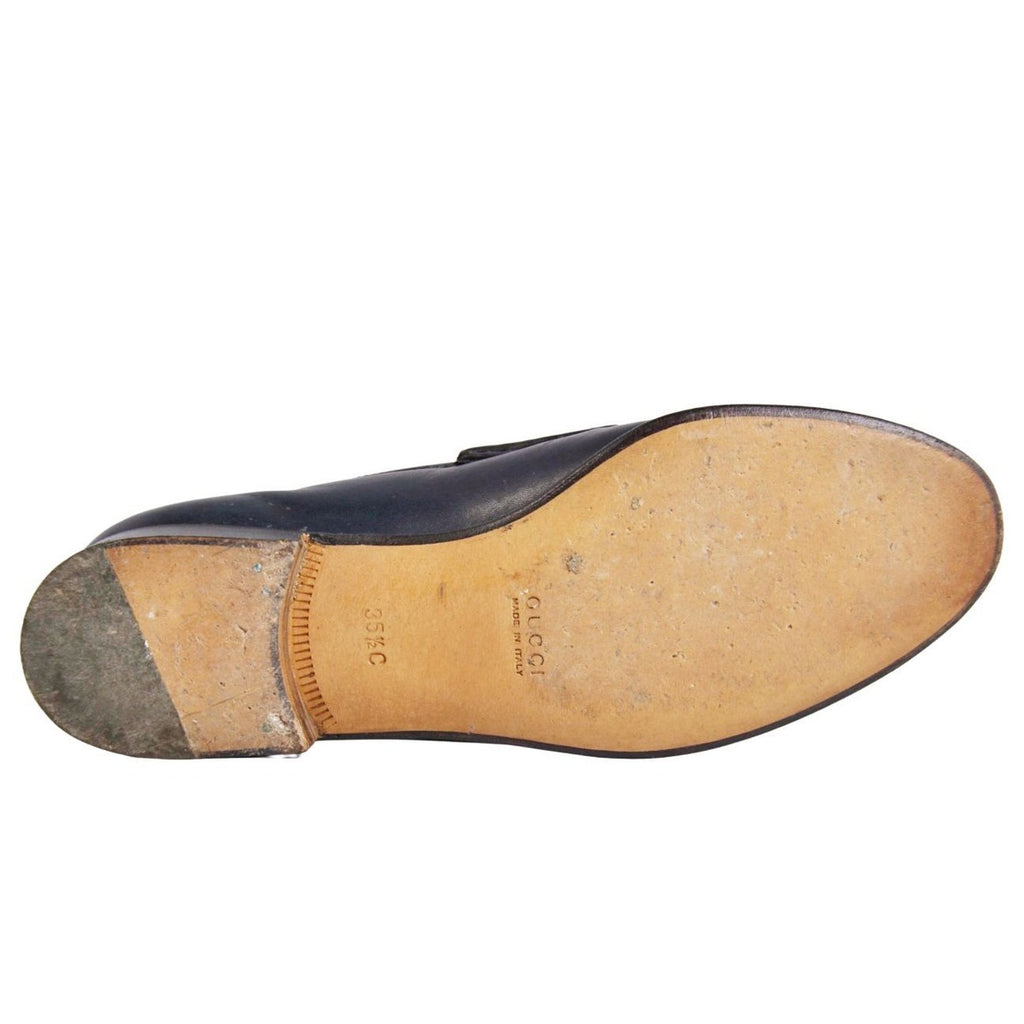 Gucci Vintage Loafers Moccasins Horsebits Leather — view 8