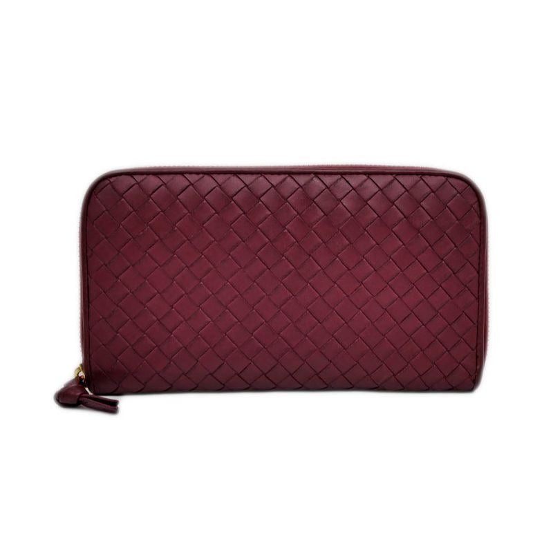 Bottega Veneta Zip Around Wallet Long Intrecciato Bold