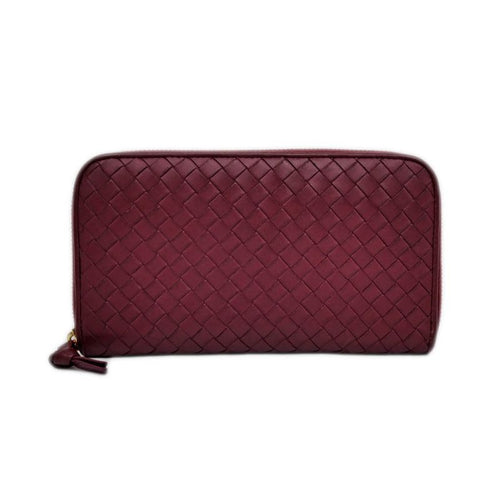 Bottega Veneta Zip Around Wallet Long Intrecciato Bold