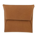 Hermes Bastia Coin Case Gold Brownish Evercolor Silver Hardware