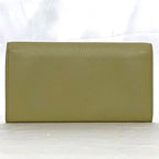 Bottega Veneta Long Fold Wallet Beige Khaki — view 3