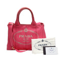 Prada 1 Bg439 Canapa Handbag Mini Tote Bag Pink