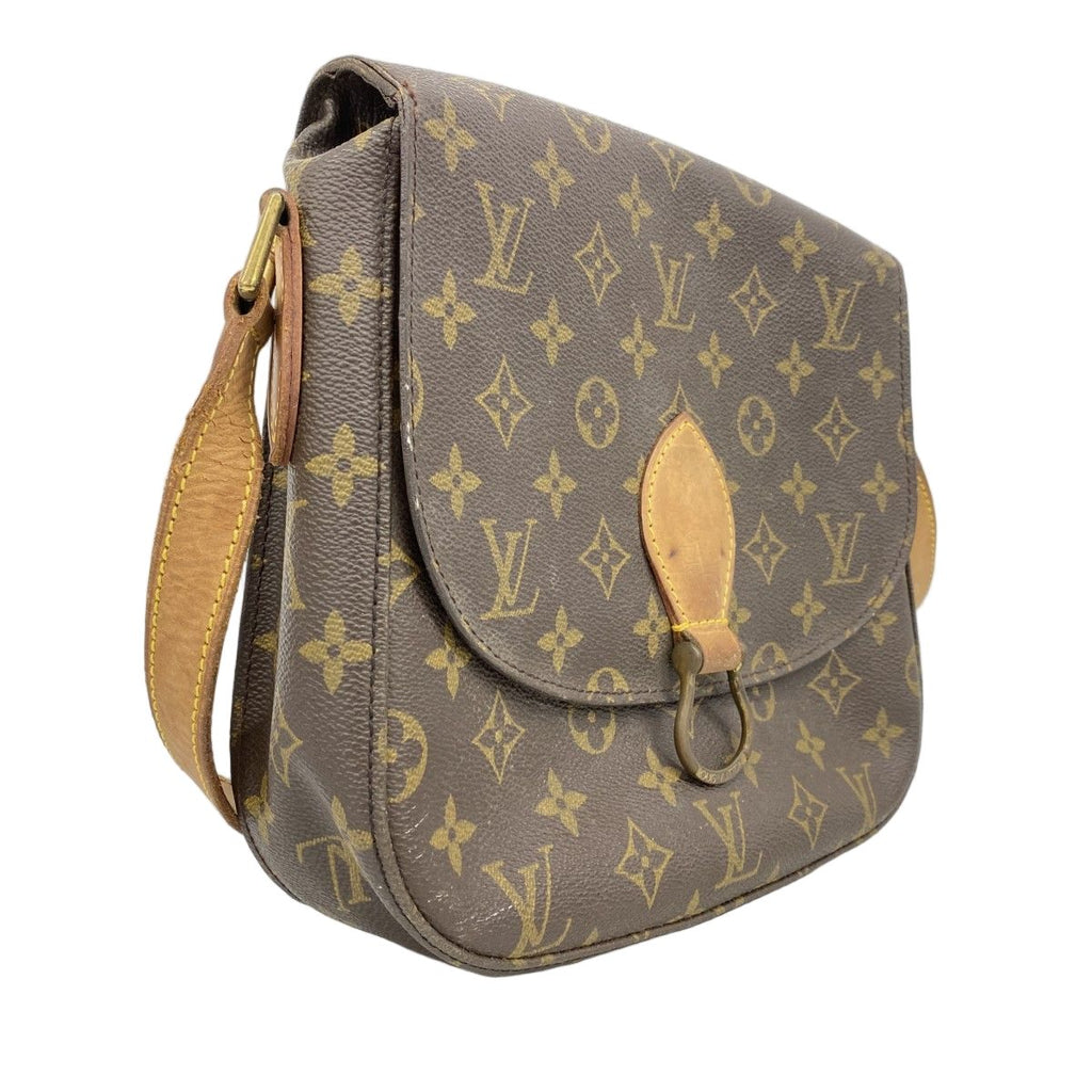 Louis Vuitton Shoulder Bag Monogram Saint Cloud GM Brown — view 2