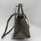 Saint Laurent Paris YSL Yves Baby Cabas Handbag 2-Way Gray — view 5