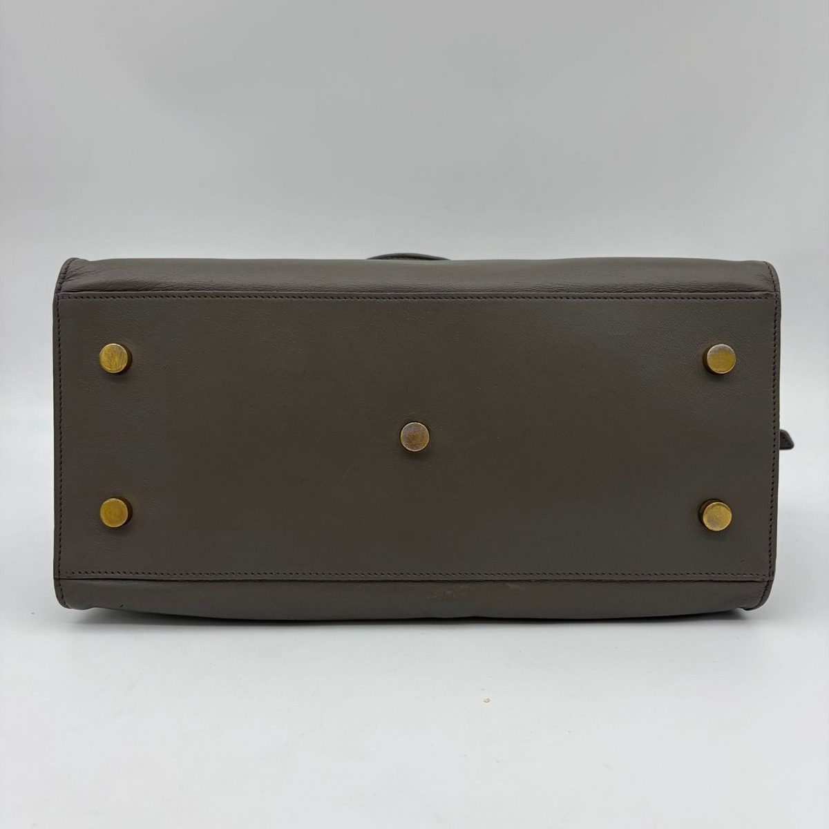 Saint Laurent Paris YSL Yves Baby Cabas Handbag 2-Way Gray — view 7