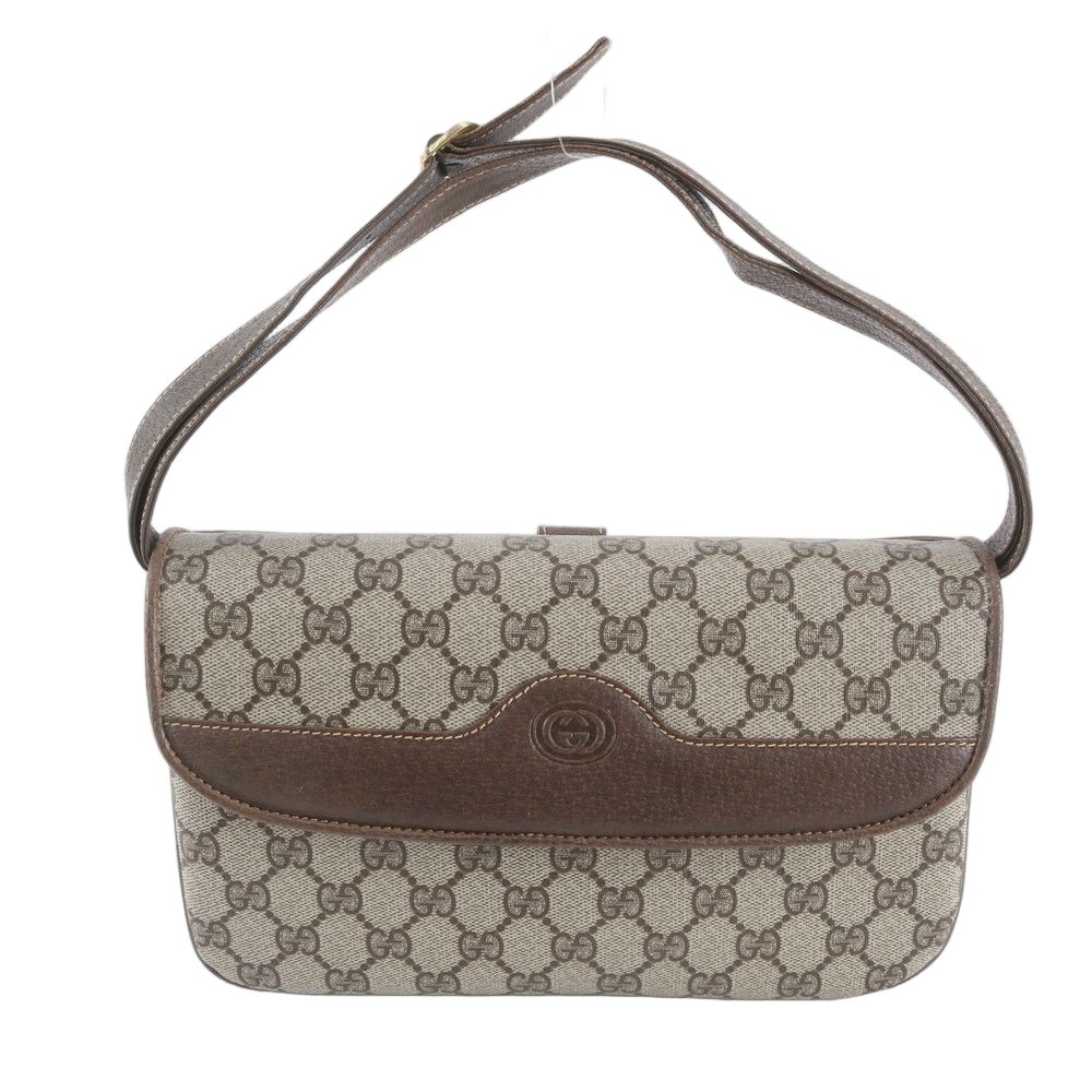Gucci GG Supreme Leather 2-Way Shoulder Bag Crossbody Hand Tote — view 2