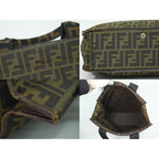 Fendi Zucca Tote Canvas Brown — view 8